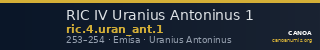 RIC IV Uranius Antoninus 1 — CANOA