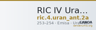 RIC IV Uranius Antoninus 2a — CANOA