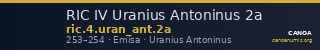 RIC IV Uranius Antoninus 2a — CANOA