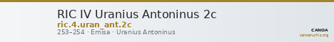 RIC IV Uranius Antoninus 2c — CANOA