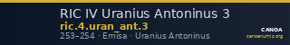 RIC IV Uranius Antoninus 3 — CANOA
