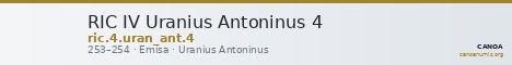 RIC IV Uranius Antoninus 4 — CANOA