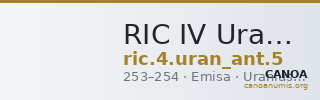 RIC IV Uranius Antoninus 5 — CANOA