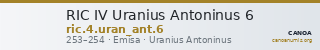 RIC IV Uranius Antoninus 6 — CANOA
