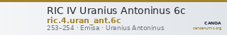 RIC IV Uranius Antoninus 6c — CANOA