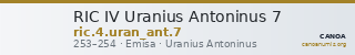 RIC IV Uranius Antoninus 7 — CANOA