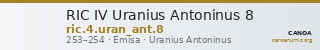 RIC IV Uranius Antoninus 8 — CANOA