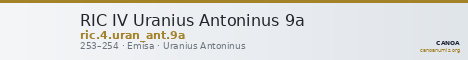 RIC IV Uranius Antoninus 9a — CANOA