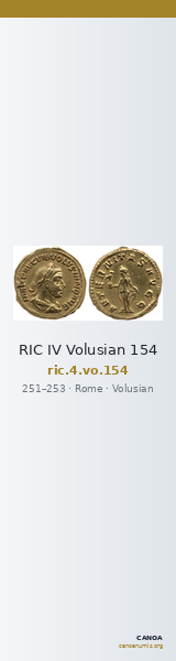 RIC IV Volusian 154 — CANOA