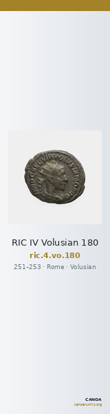 RIC IV Volusian 180 — CANOA