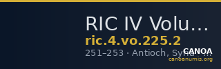 RIC IV Volusian 225: Subtype 2 — CANOA