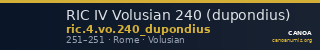 RIC IV Volusian 240 (dupondius) — CANOA
