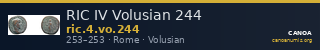 RIC IV Volusian 244 — CANOA