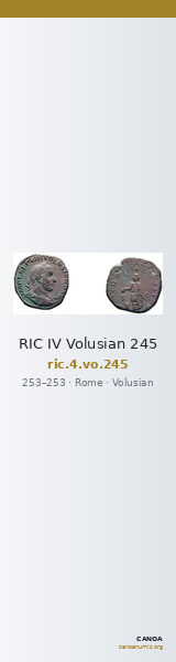 RIC IV Volusian 245 — CANOA