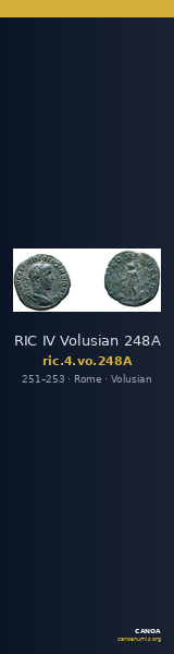 RIC IV Volusian 248A — CANOA