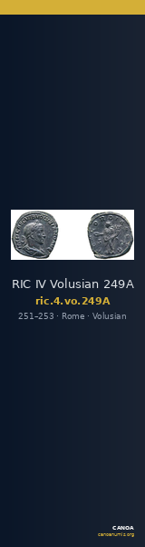 RIC IV Volusian 249A — CANOA