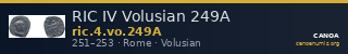 RIC IV Volusian 249A — CANOA