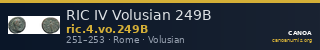 RIC IV Volusian 249B — CANOA