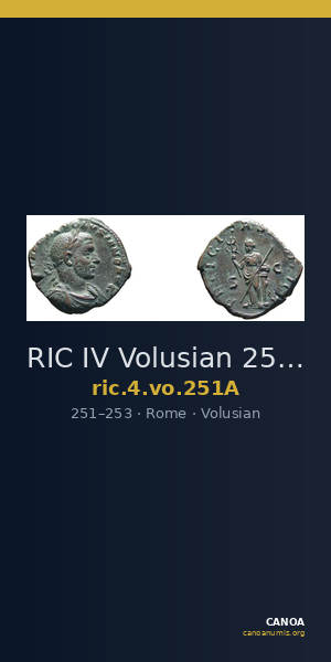 RIC IV Volusian 251A — CANOA