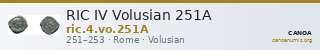 RIC IV Volusian 251A — CANOA