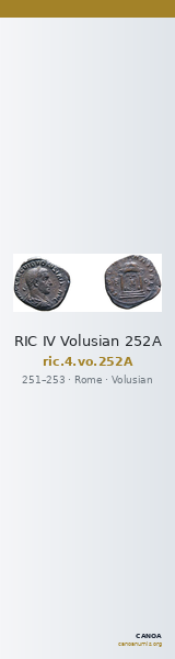 RIC IV Volusian 252A — CANOA