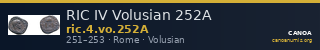 RIC IV Volusian 252A — CANOA