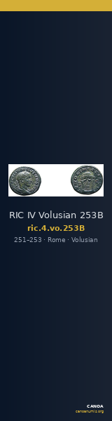 RIC IV Volusian 253B — CANOA