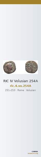 RIC IV Volusian 254A — CANOA