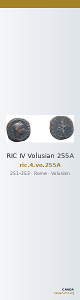 RIC IV Volusian 255A — CANOA
