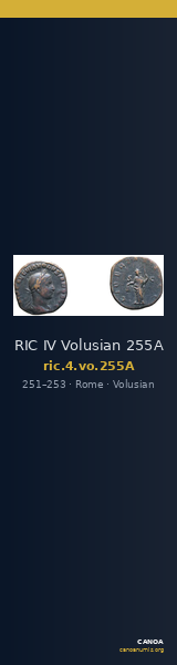 RIC IV Volusian 255A — CANOA
