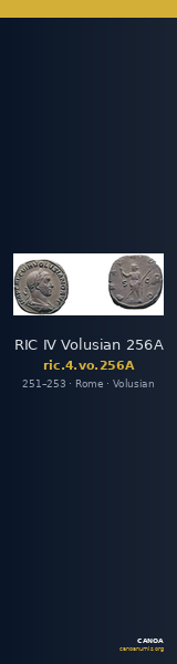 RIC IV Volusian 256A — CANOA