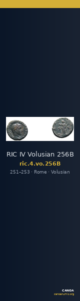 RIC IV Volusian 256B — CANOA