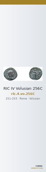 RIC IV Volusian 256C — CANOA