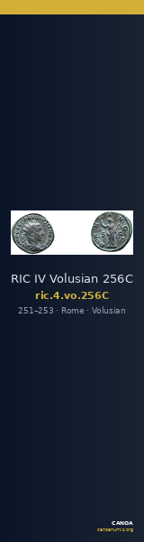 RIC IV Volusian 256C — CANOA