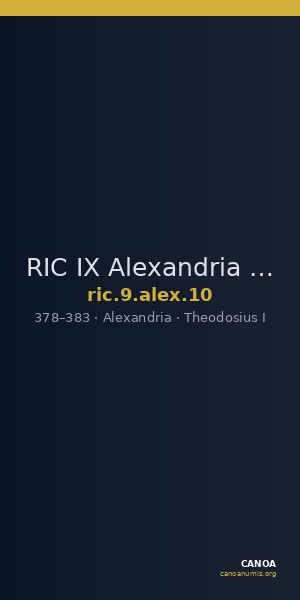 RIC IX Alexandria 10 — CANOA