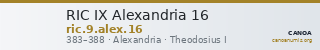 RIC IX Alexandria 16 — CANOA