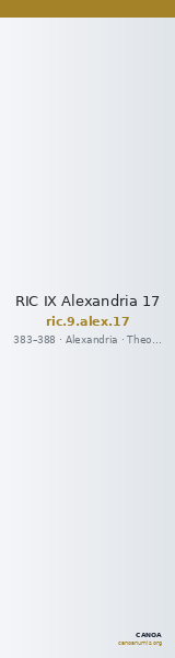RIC IX Alexandria 17 — CANOA