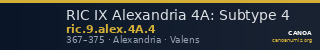 RIC IX Alexandria 4A: Subtype 4 — CANOA