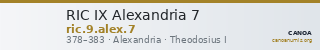 RIC IX Alexandria 7 — CANOA