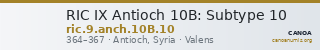 RIC IX Antioch 10B: Subtype 10 — CANOA