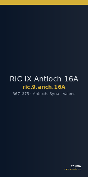 RIC IX Antioch 16A — CANOA