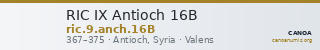 RIC IX Antioch 16B — CANOA