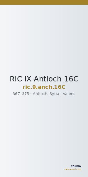 RIC IX Antioch 16C — CANOA