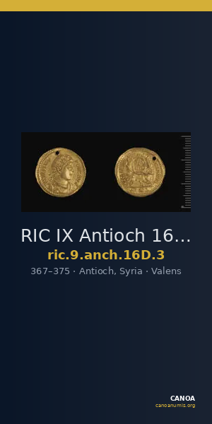 RIC IX Antioch 16D: Subtype 3 — CANOA