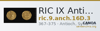 RIC IX Antioch 16D: Subtype 3 — CANOA