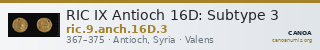 RIC IX Antioch 16D: Subtype 3 — CANOA