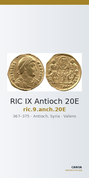 RIC IX Antioch 20E — CANOA