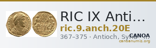 RIC IX Antioch 20E — CANOA