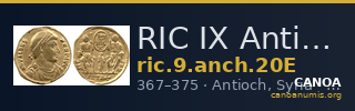 RIC IX Antioch 20E — CANOA