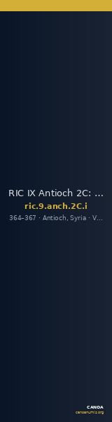 RIC IX Antioch 2C: Subtype i — CANOA